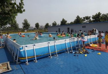 Summer Metal Frame Swimming Pool Large Set Custom Steel Frame Pool For Holiday