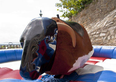 Rodeo Bull / Bucking Bronco Inflatable Sports Games For Playground Equipment
