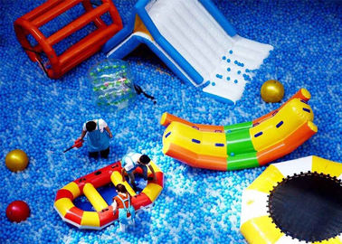 Latest Inflatable Amusement Park With Plastic Ball , Inflatable Toys Park For Kids