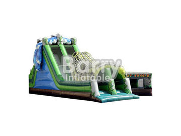 Big Snake shaped Inflatable Obstacle Course Commercial Grade For Big Event