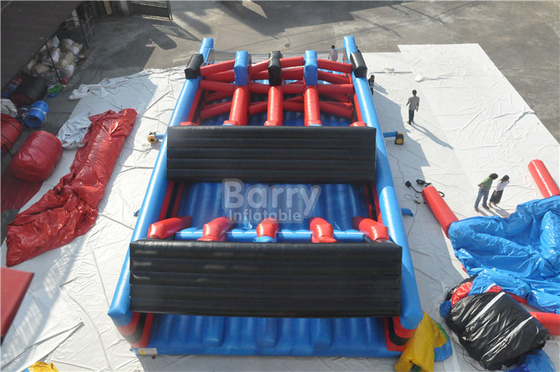 Multiple Inflatable Obstacle Course Adult Sports Games Durable Pvc Inflatable Combo