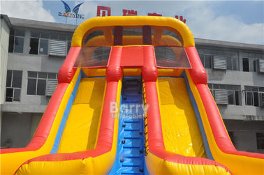 ALI Commercial Inflatable Slide , double lane event inflatable dry slide for kids party