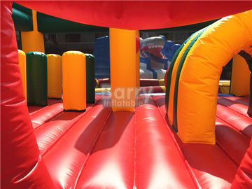 Fire - resistant Big Inflatable Bounce House With Slide Combo SCT EN71