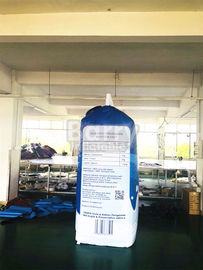 PVC Tarpaulin Inflatable Advertising Products , Inflatable Model Milk Bottle For Outdoor