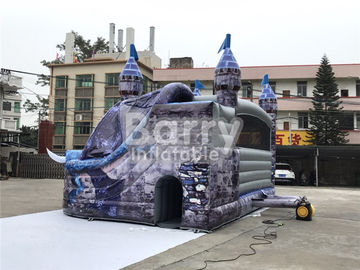 0.55mm PVC Commercial Funny Kids Castle Inflatable Bounce House Slide Combo