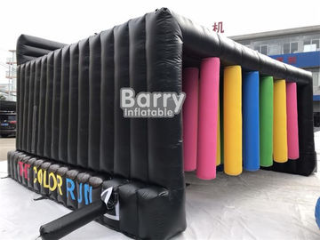 Customized Inflatable Interactive Games With Obstacle Color Run / Inflatable Sports Games