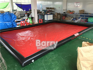 Airtight Cleaning Inflatable Car Wash Mat / Inflatable Water Containment Mat
