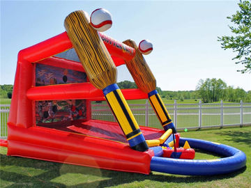 Outdoor Inflatable Baseball Batting Cage Batter Up Inflatable Baseball Target Shooting Games