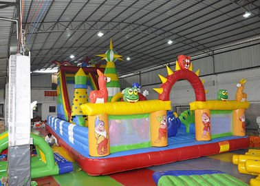 Durable Inflatable Bouncy Jumping Castle / Bouncy Castle Combo Park