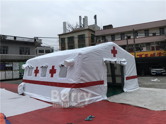 Air Tight Tarpaulin Inflatable Medical Military Tent For Shelter