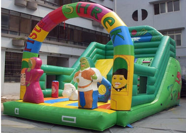 Pista Shrek Commercial Inflatable Slide With Durable Plato PVC Tarpaulin