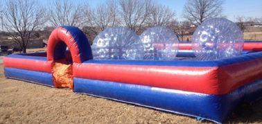 Wonderful Inflatable Zorb Ball Race Track PVC / TPU Material Inflatable Outdoor Games