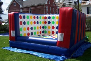 Customized Big Outdoor Kids Inflatable Twister Game For Funny