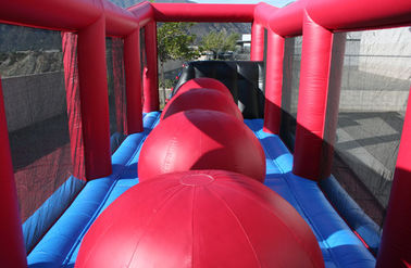 Sphere Wipeout Big Baller Inflatable Interactive Games Brige Walk For Playground