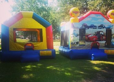 Kids Inflatable Bouncer House , Comercial Moonwalk Bounce House Jumpers For Party