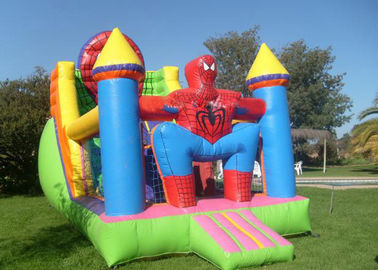 Inflatable Spider Man Jumping House , Inflatable Bouncer Jumping Bouncy