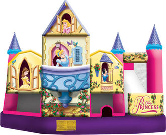 Princess Disney Themed Inflatable Bounce Houses Commercial Grade For Children