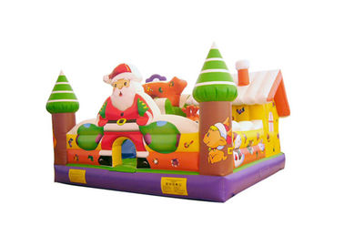 Christmas Old Man Inflatable Toddler Playground Bouncer Castle For Festival Advertising CE Approval