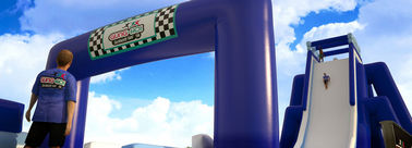 Customized Large Inflatable 5k Run / Inflatable Bouncy Obstacle Course For Summer Event CE Approval
