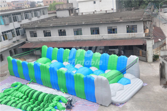 0.55mm PVC Rent Inflatable Obstacle Course 5k Obstacle Course Bounce House