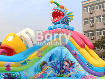 Hot Summer Outdoor Carzy Inflatable Piranha Amusment Park Equipment For Children