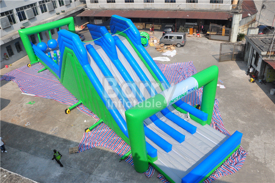 Crazy 0.55 PVC Green Inflatable 5K Run Race For Adults Combo Jumpers Rent