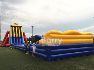 EN14960 0.5mm PVC Giant Inflatable Slide 0.55mm / 18 Oz PVC Tarpaulin Durable