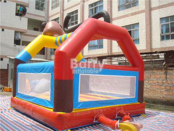 Monkey Inflatable Moon Bounce , Customized Jumping Bounce House For Childrens