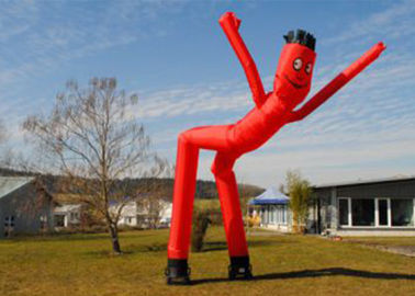 Single Leg Or Two Legs Inflatable Air Dancer , Mini Inflatable Air Tube Man For Advertising