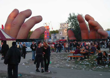 Fire Resistant Giant Inflatable Finger Hand / Inflatable Advertising Products For Advertisement