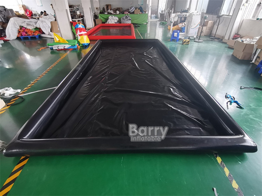 Environmentally Friendly Mobile Wash Floor Mat Inflatable Car Wash Mat , Inflatable Water Collector