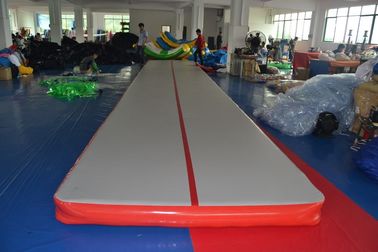 Outdoor Inflatable Air Track Gymnastics Mat / Inflatable Bouncing Mat Customized