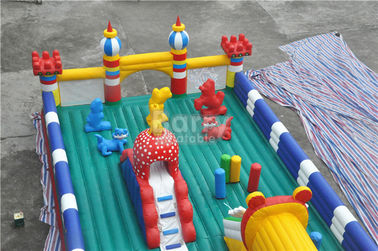 Sport Theme Inflatable Bouncy Castle , 0.55 mm PVC Childrens Indoor Play Equipment