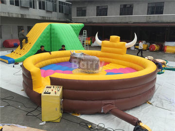 Funny Large Inflatable Mechanical Bull Games For 1 People  , Inflatable Rides