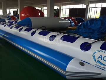 2 ~ 10 People Air Welded Inflatable Water Toys Banana Boat Tube Flame Resistance