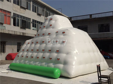 Durable 0.99mm PVC Inflatable Water Iceberg / Inflatable Climbing Wall