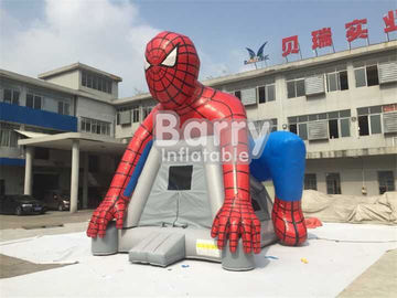 Custom Spiderman Inflatable Bouncer Castle / Blow Up Bounce House For Children