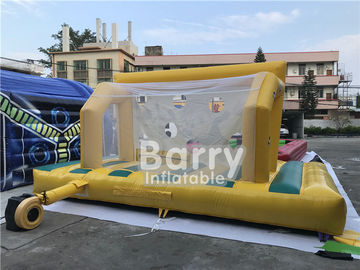 Outdoor Inflatable Sports Games , Backyard Inflatable Soccer Goal Game