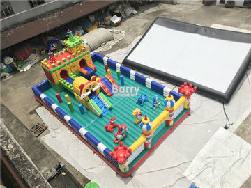 Commercial Inflatable Playground Amusement Park Bouncer Slide For Kids