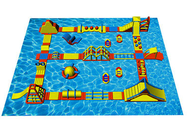 Water Sport Game Inflatable Water Park Challenge Splash Island Water Park