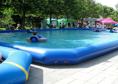 Funny Rectangle Kids Portable Water Pool For Amusement Park SCT EN71