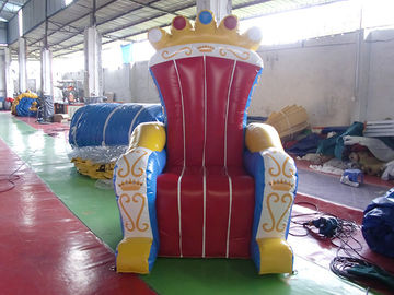 Wonderful Inflatable Throne Decoration , Air Unsealed PVC Inflatable Throne for King