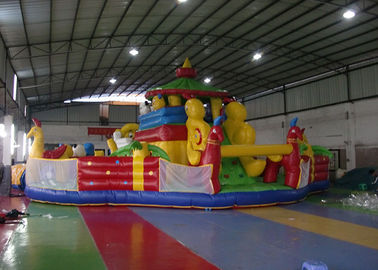 Vivid Waterproof Inflatable Toddler Playground , Inflatable Amusement Park
